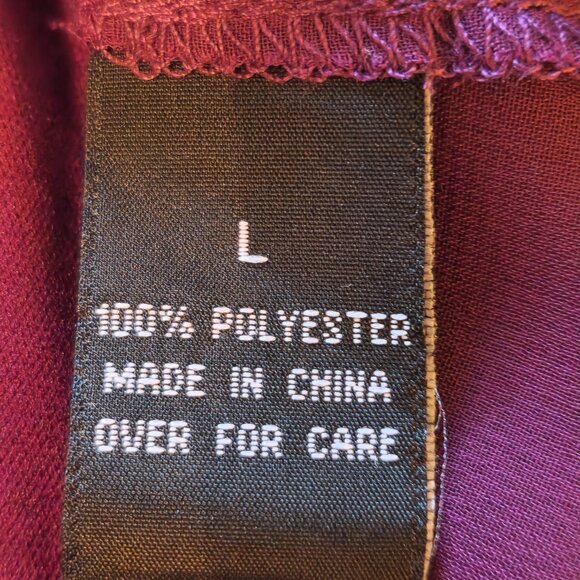 New AB Studio top Women's large Tulip sleeves Sheer fairy breezy lightweight - Picture 14 of 16